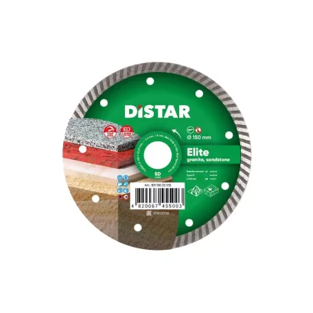 Սկավառակ ալմաստե գրանիտի, ավազաքարի Distar Turbo 150 Elite 10115023012