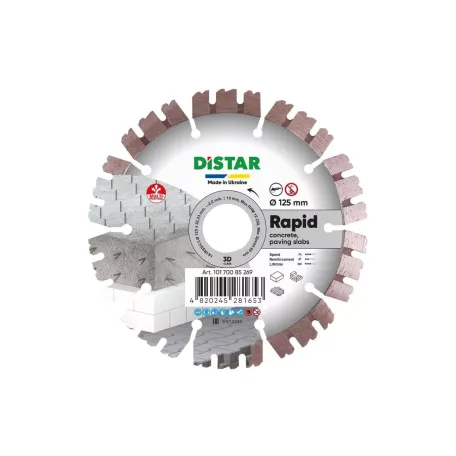 Սկավառակ ալմաստե ունիվերսալ Distar 1A1RSS 125 Rapid 10170085269