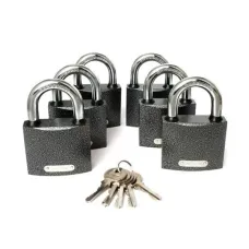 Կախովի կողպեք 6 հատ Apecs PD-01-63 (6Locks+5Keys) 00011651
