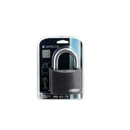 Կախովի կողպեք Аpecs PD-01-75 Blister 00012588