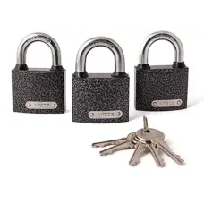 Կախովի կողպեք 3 հատ Apecs PD-01-50-Blister (3Locks+5Keys) 00028741