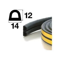 Ինքնակպչուն ռեզին 40մ Apecs D-14x12-BL 00029114