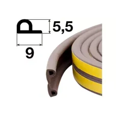 Ինքնակպչուն ռեզին 100մ Apecs P-9x5,5-BR 00031028