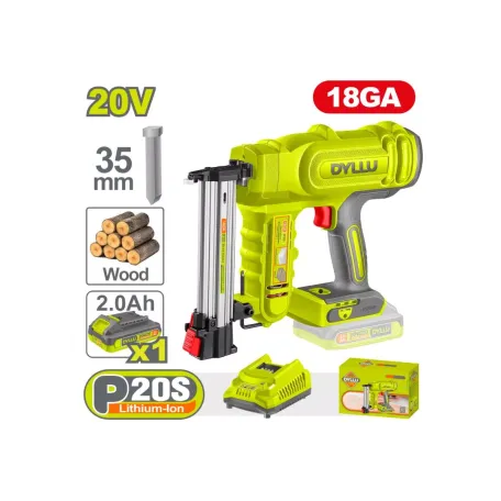 Մեխ կրակող գործիք մարտկոցային (մարտկ․, լիցք․) 20Վ F15-35 DYLLU DTBJ1308