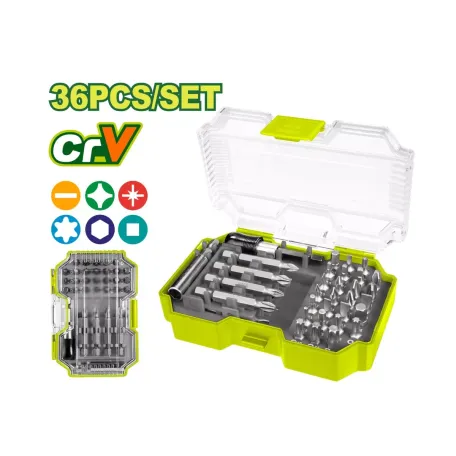 Պտուտակադարձիչի բիթերի հավաքածու (36 հատ) DYLLU DTBS3B36 25-50մմ