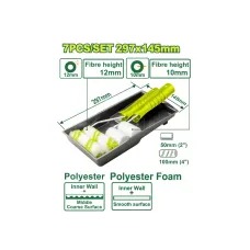 Գլանաձև խոզանակների հավաքածու DYLLU DTCB3H71 50-100մմ