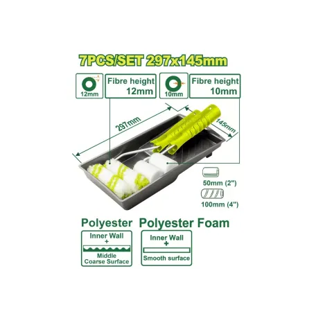 Գլանաձև խոզանակների հավաքածու DYLLU DTCB3H71 50-100մմ