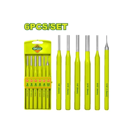Ծակիչների (6 հատ) հավաքածու DYLLU DTCC8306 1.5-8մմ Ծակիչների (6 հատ) հավաքածու DYLLU DTCC8306 1.5-8մմ