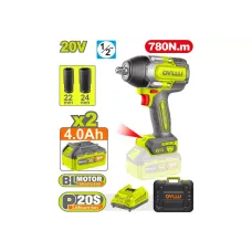 Հարվածային մանեկադարձիչ մարտկոցային DYLLU DTCD1B78 20Վ 780Նմ