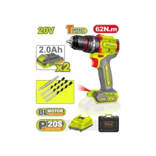 Հարվածային պտուտակադարձիչ մարտկոցային 20Վ 62Նմ DYLLU DTCDP6281