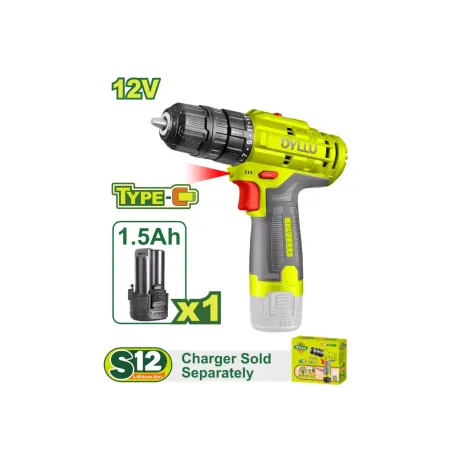 Մարտկոցային պտուտակադարձիչ 12Վ DYLLU DTCDS520 Մարտկոցային պտուտակադարձիչ 12Վ DYLLU DTCDS520