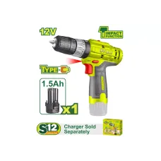 Մարտկոցային հարվածային պտուտակադարձիչ 12Վ DYLLU DTCDS540