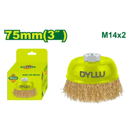 Մետաղական խոզանակ՝ բաժակով DYLLU DTCE1401 75մմ