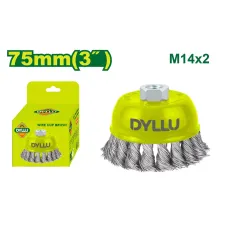 Մետաղական խոզանակ՝ բաժակով DYLLU DTCE2401 75մմ Մետաղական խոզանակ՝ բաժակով DYLLU DTCE2401 75մմ