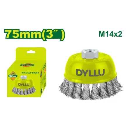 Մետաղական խոզանակ՝ բաժակով DYLLU DTCE2401 75մմ