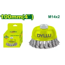 Մետաղական խոզանակ՝ բաժակով DYLLU DTCE2402 100մմ Մետաղական խոզանակ՝ բաժակով DYLLU DTCE2402 100մմ