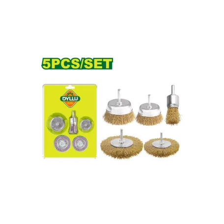 5 հատ մետաղական խոզանակի հավաքածու DYLLU DTCE6401 1''-3''