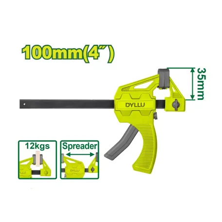Արագ սեղմվող ամրակ DYLLU DTCP4374 100մմ