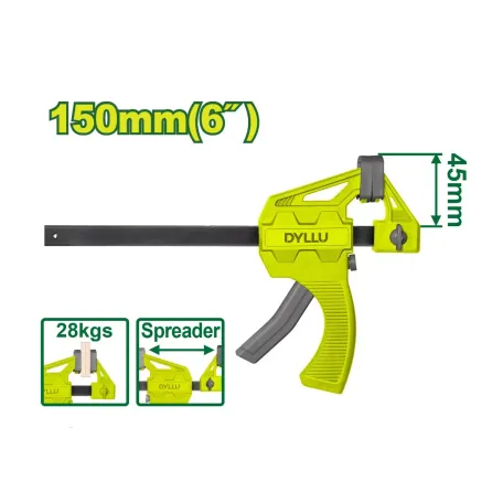 Արագ սեղմվող ամրակ DYLLU DTCP4386 150մմ Արագ սեղմվող ամրակ DYLLU DTCP4386 150մմ