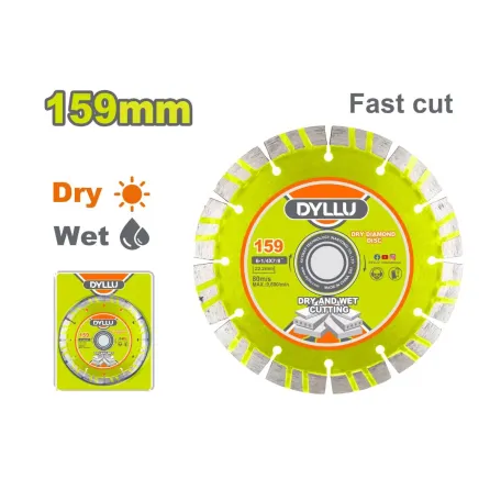Սկավառակ ալմաստե չոր կտրման համար 159մմ DYLLU DTDC1K07
