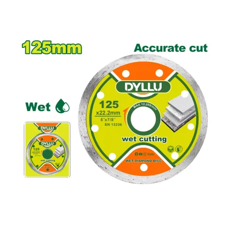Խոնավ կտրող ալմաստե սկավառակ DYLLU DTDC2K03 125մմ