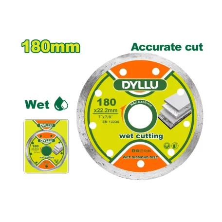 Խոնավ կտրող ալմաստե սկավառակ DYLLU DTDC2K04 180մմ