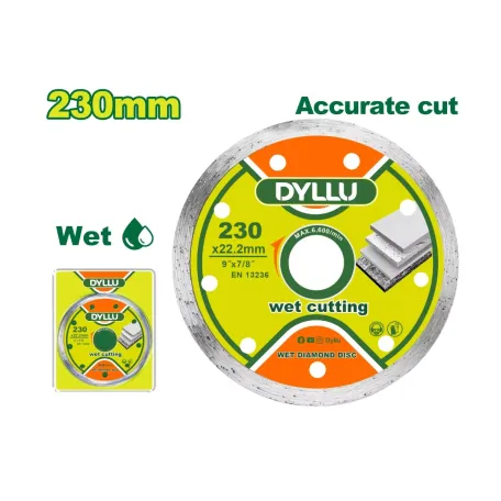 Խոնավ կտրող ալմաստե սկավառակ DYLLU DTDC2K05 230մմ