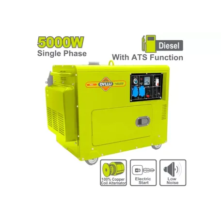 Դիզելային գեներատոր (անաղմուկ) DYLLU DYLLU DTDG2A50-1 5000Վտ