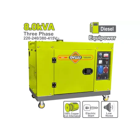 Դիզելային գեներատոր (անաղմուկ) DYLLU DTDG2A80DT 8000Վտ