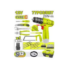 Գործիքների և աքսեսուարների հավաքածու DYLLU DTDT1B77 (77 կտոր)