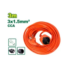 Երկարացման լար DYLLU DTEJAG01 3x1.5մմ², 3մ