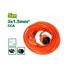 Երկարացման լար DYLLU DTEJAG02 3x1.5մմ², 5մ