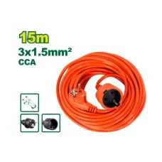 Երկարացման լար DYLLU DTEJAG04 3x1.5մմ², 15մ