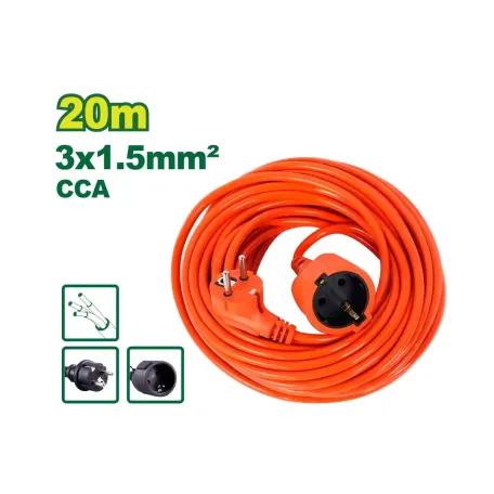 Երկարացման լար DYLLU DTEJAG05 3x1.5մմ², 20մ