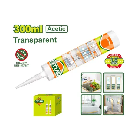 Սիլիկոնե հերմետիկ քացախային թափանցիկ DYLLU DTGQ2T42 300մլ