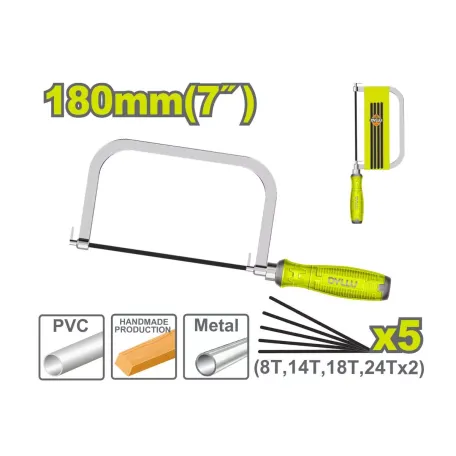 Ձեռքի նրբասղոց 180 մմ DYLLU DTHF5107