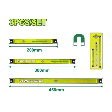 3 հատ գործիքների մագնիսական բռնիչների հավաքածու DYLLU DTHH2603 200-455մմ 3 հատ գործիքների մագնիսական բռնիչների հավաքածու DYLLU DTHH2603 200-455մմ