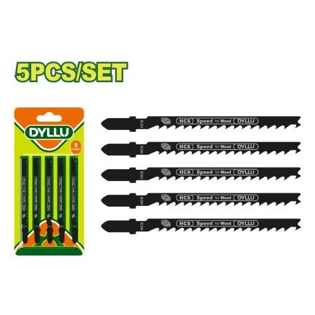 Նրբասղոցի 5 հատ փայտի դանակների հավաքածու DYLLU DTJB244D 74մմ