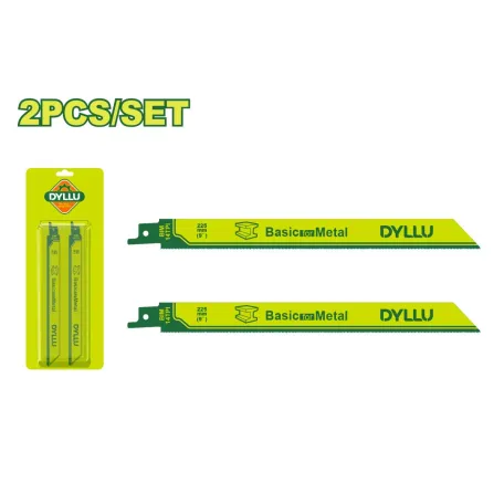 Սուսերավոր սղոցի մետաղի դանակների (2 հատ) հավաքածու DYLLU DTJT1122BF 225մմ