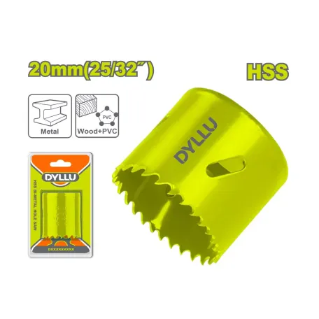 Երկմետաղ ծակիչ 20 մմ DYLLU DTKJ1420