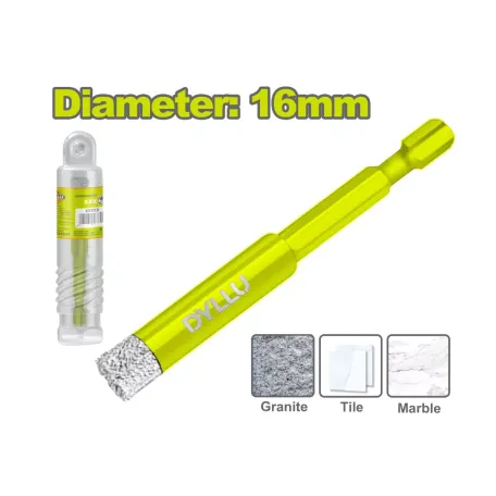 Թագագլխիկ ալմաստե զոդված 16մմ DYLLU DTKJ5K16