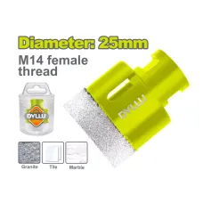 Թագագլխիկ ալմաստե զոդված 25մմ DYLLU DTKJ8K25