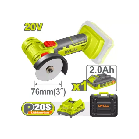 Կտրող գործիք փոքր մարտկոցային 20Վ 76մմ DYLLU DTLAP573