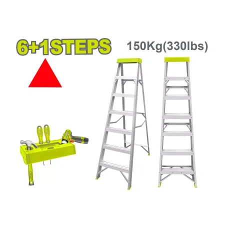 Սանդուղք միակողմանի 6+1 քայլ, 150 կգ DYLLU DTLD2H06