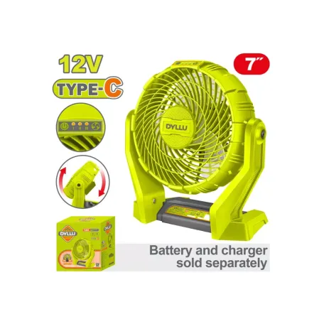 Օդափոխիչ մարտկոցային 12Վ DYLLU DTLF1507