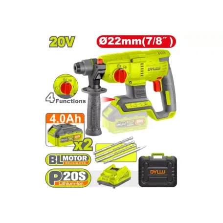 Հորատիչ մարտկոցային DYLLU DTLM15225 20Վ 2.0Ջ