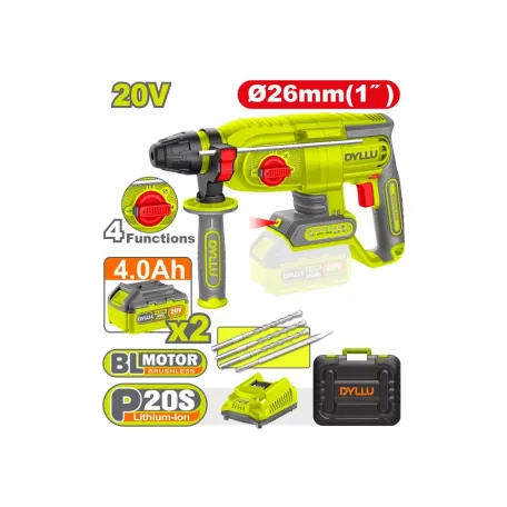 Հորատիչ մարտկոցային DYLLU DTLM1B262 20Վ 2.5Ջ