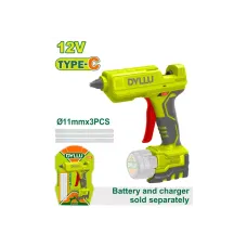 Մարտկոցային սիլիկոնի ատրճանակ DYLLU DTLU1412 12Վ Մարտկոցային սիլիկոնի ատրճանակ DYLLU DTLU1412 12Վ