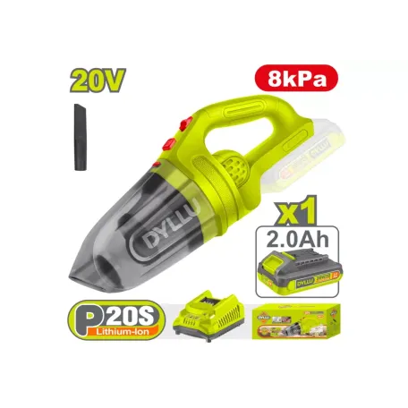 Փոշեկուլ մարտկոցային 20Վ 8 կՊա DYLLU DTLV20201