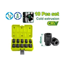 10 հատ հարվածային գլխիկի հավաքածու DYLLU DTMS1D01 10-24մմ